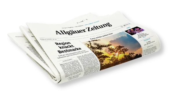 Allgäuer Zeitung (Zeitungsstapel)